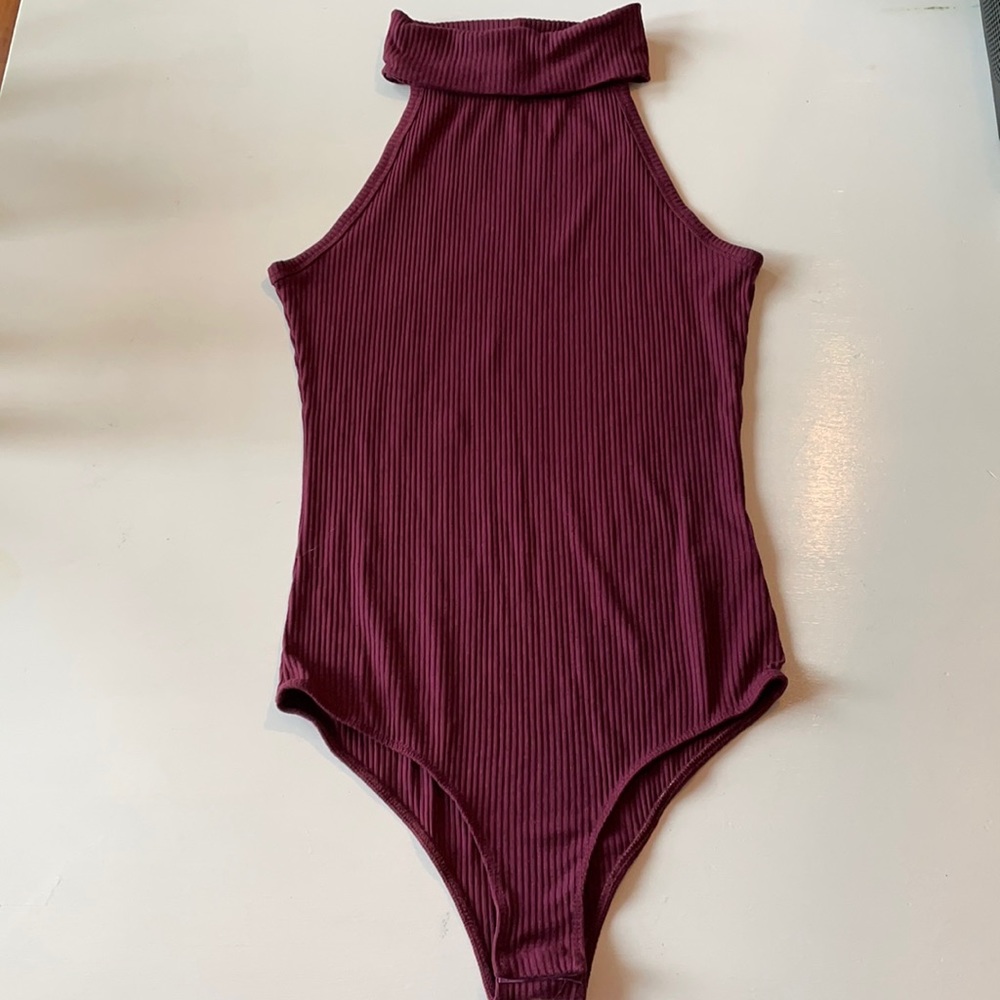 Maroon bodysuit L.A. Hearts size Large women’s